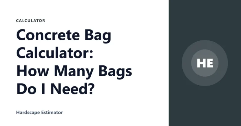 Concrete Bag Calculator: How Many Bags Do I Need?