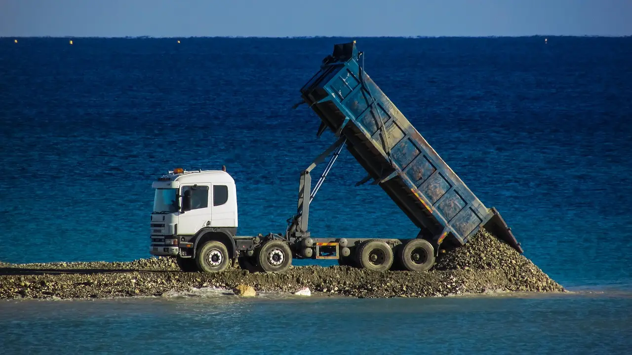 Truck bed volume and gravel yards