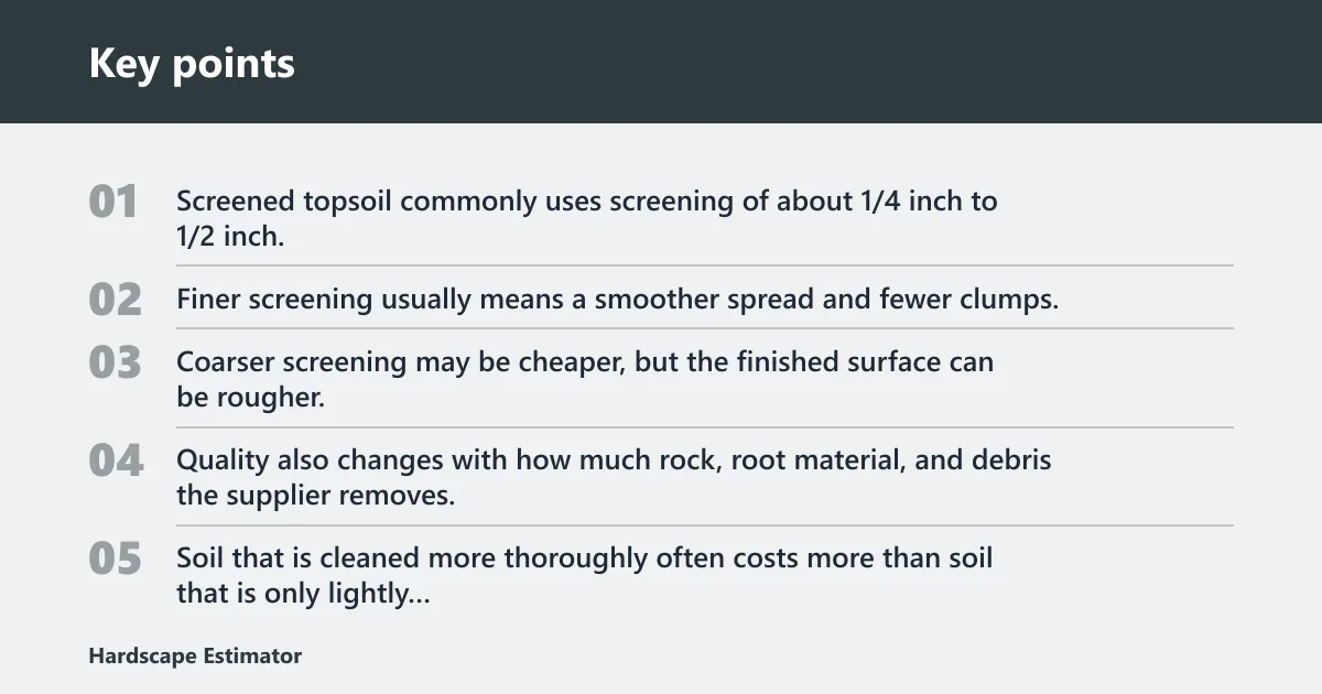 Key points: What changes the delivered price?