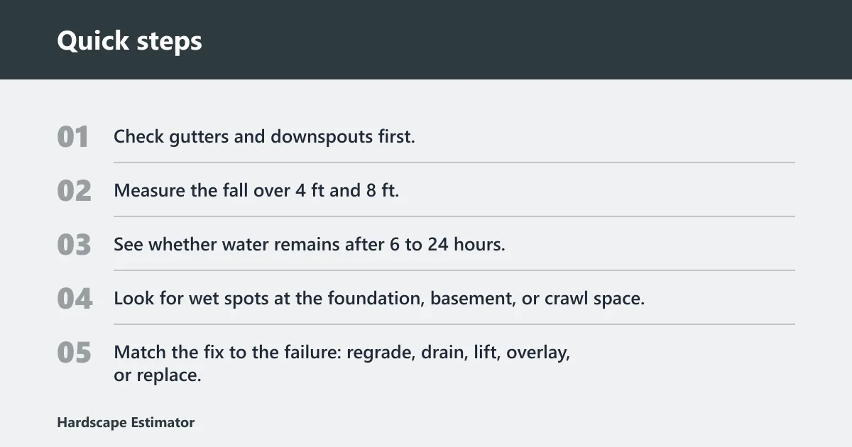 Quick steps: Can you fix it without replacing the patio?