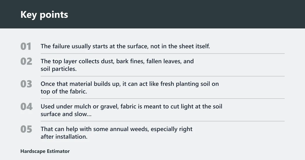 Key points: Why fabric stops working